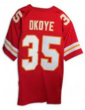 Christian Okoye Kansas City Chiefs Throwback Jersey