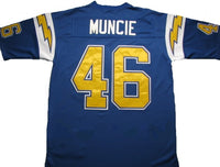 Chuck Muncie San Diego Chargers Throwback Football Jersey