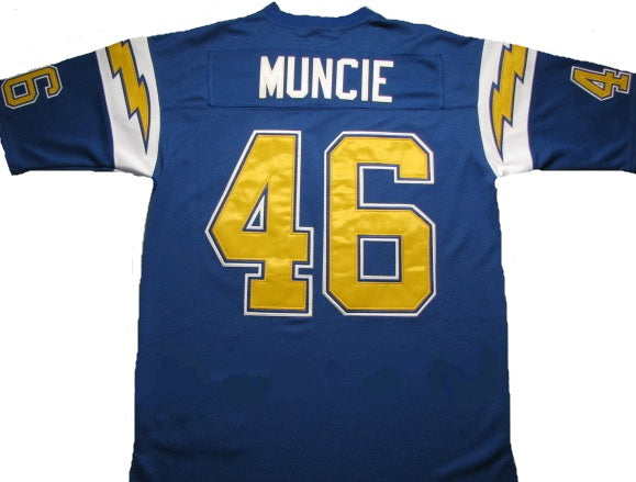 Chuck Muncie San Diego Chargers Throwback Football Jersey – Best