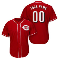 Cincinnati Reds Customizable Custom Baseball Jersey