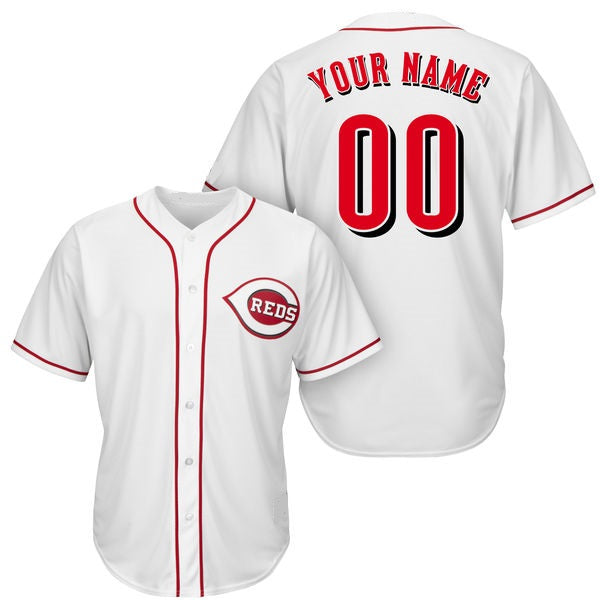 Cincinnati Reds Customizable Custom Baseball Jersey – Best Sports Jerseys