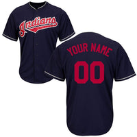 Cleveland Indians Customizable Baseball Jersey