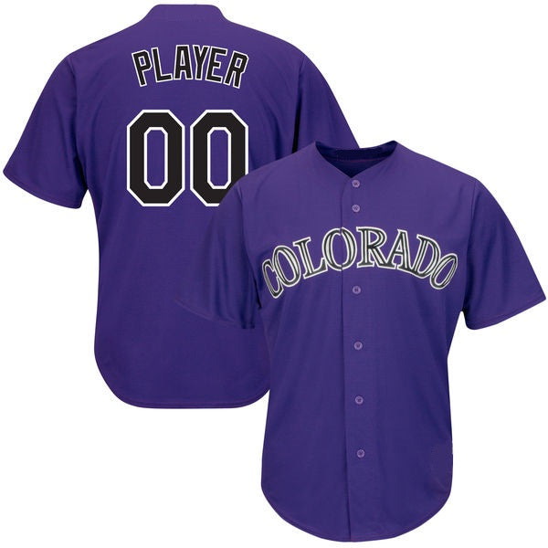Colorado Rockies Customizable Pro Style Baseball Jersey - 2 Styles Available