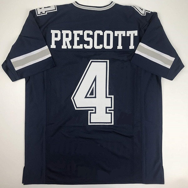 Dak Prescott Dallas Cowboys Blue Football Jersey
