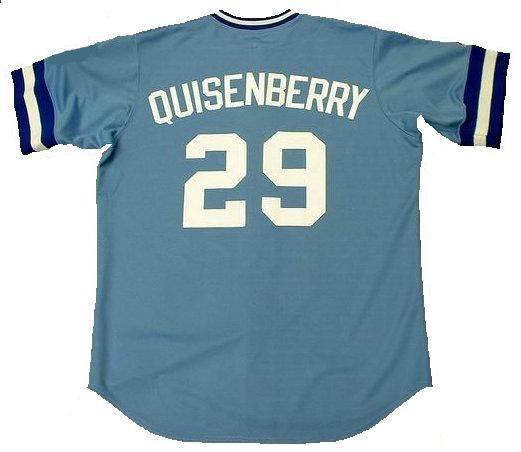 Dan Quisenberry Kansas City Royals Throwback Jersey