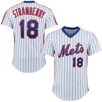 18 DARRYL STRAWBERRY New York Mets MLB OF Grey Throwback Jersey