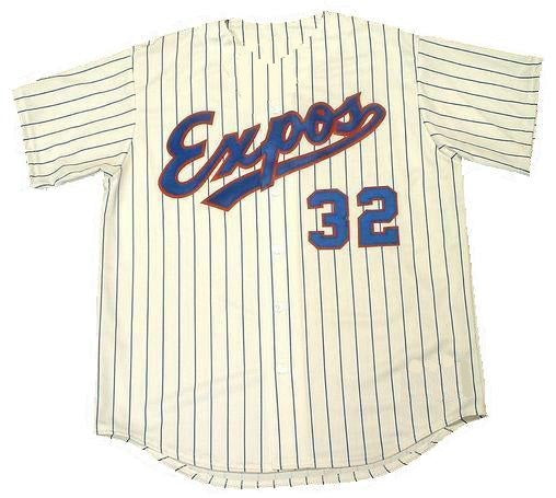 NiceandTrue Dennis Martinez Montreal Expos 1992 Home Baseball Throwback Jersey, Baseball Stitched Jersey, Vintage Unifrom Jersey
