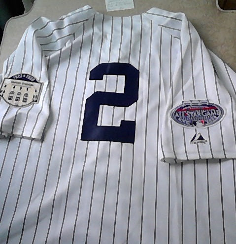 Derek Jeter New York Yankees Majestic Jersey with 2008 All Star and Ya –  Best Sports Jerseys