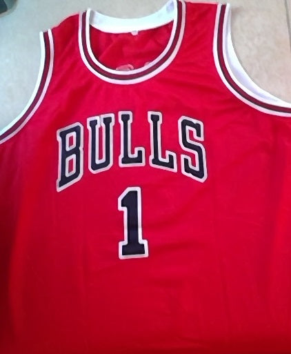 NBA Basketball Chicago Bulls Derrick Rose 1 Sewn Jersey XL 52 