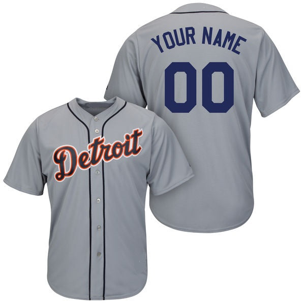 Detroit Tigers MLB Home Kit Personalized Baseball Jersey - Growkoc