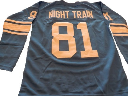 Dick Lane Night Train Detroit Lions Long Sleeve Throwback Jersey