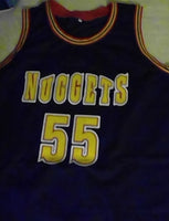 Dikembe Mutombo Denver Nuggets Basketball Jersey