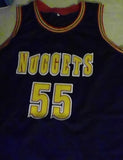 Dikembe Mutombo Denver Nuggets Basketball Jersey
