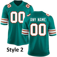 Miami Dolphins Style Customizable Jersey