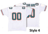 Miami Dolphins Customizable Pro Style Football Jersey