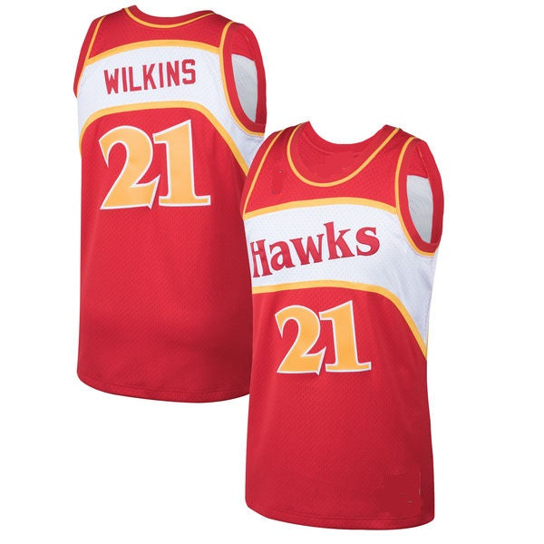 Dominique Wilkins Atlanta Hawks 1986-87 Throwback Jersey