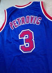 Drazen Petrovic New Jersey Nets Basketball Jersey