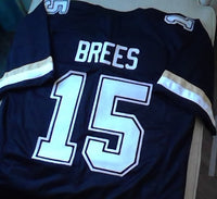 Drew Brees Purdue Boilermakers Custom Football Jersey (In-Stock-Closeout) Size XL/48 Inch Chest