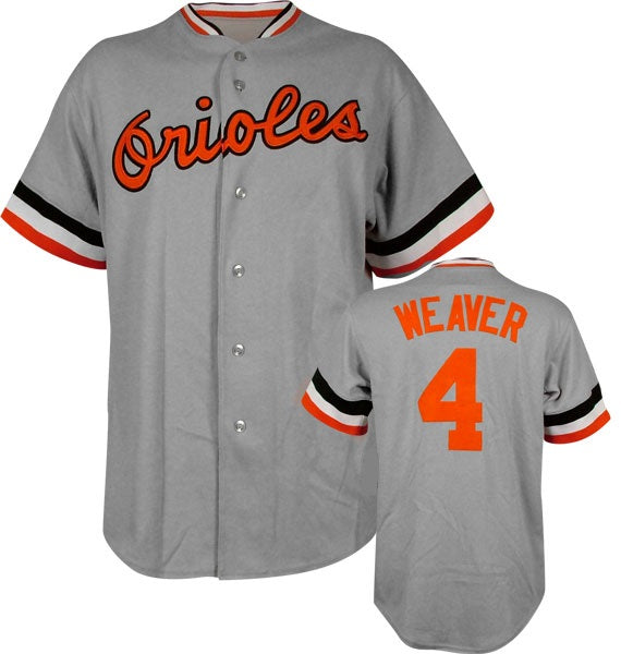 Earl Weaver Men's Baltimore Orioles Home Jersey - White Authentic