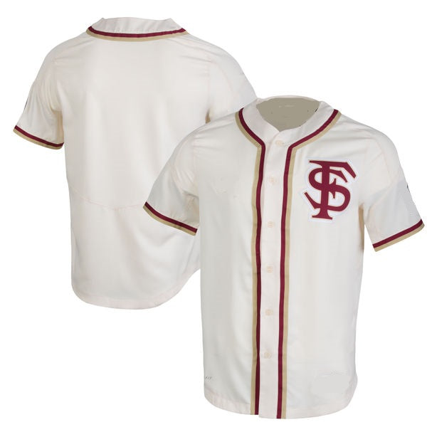 Florida State Seminoles Customizable College Style Baseball Jersey - 2  Styles Available