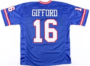 Frank Gifford New York Giants Throwback Football Jersey – Best Sports  Jerseys