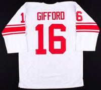 Frank Gifford Vintage Style New York Giants Long Sleeve Throwback Football Jersey