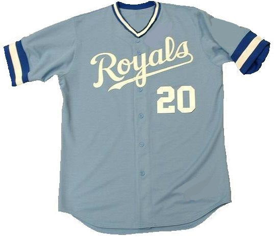 Frank White 1985 Kansas City Royals Cooperstown Home Throwback MLB Jersey