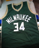 Giannis Antetokounmpo Milwaukee Bucks Basketball Jersey