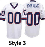 New York Giants Style Customizable Throwback Football Jersey