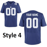 New York Giants Style Customizable Throwback Jersey