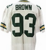 GILBERT BROWN Green Bay Unsigned Custom Green Sewn New -   Norway