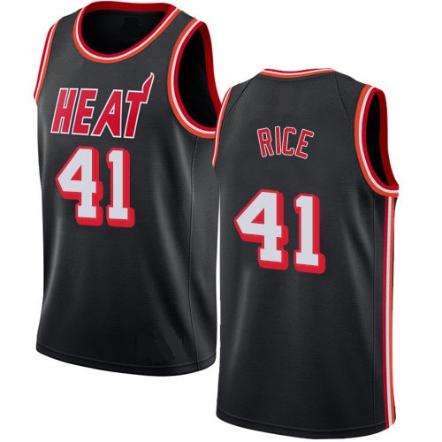 Glen Rice Miami Heat Black Throwback Basketball Jersey – Best