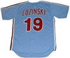 GREG LUZINSKI Philadelphia Phillies 1980 Majestic Throwback Away Baseball  Jersey - Custom Throwback Jerseys