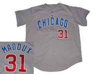 Greg Maddux Chicago Cubs Gray Road Jersey