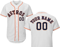 Houston Astros MLB Major League Baseball Custom Name & Number Baseball  Jersey