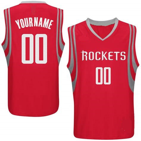 Houston Rockets Jersey NBA Personalized Jersey Custom Name and 