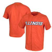 Illinois Fighting Illini Customizable Baseball Jersey