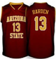 Custom College Basketball Jerseys Arizona State Sun Devils Jersey Name and Number Maroon Retro