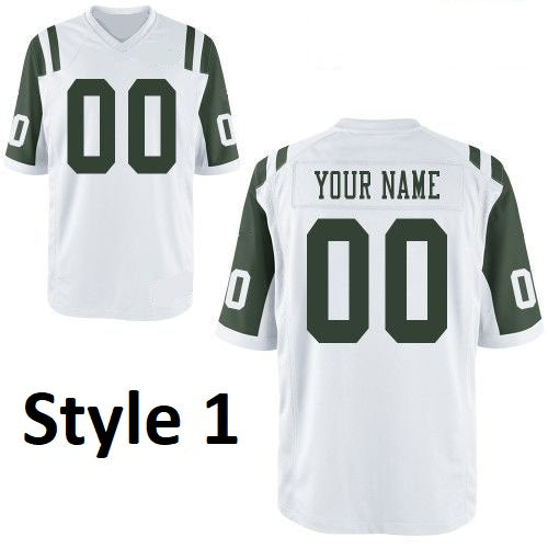 New York Jets Style Customizable Football Jersey – Best Sports Jerseys