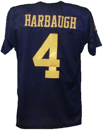 Jim Harbaugh Michigan Wolverines College Throwback Jersey
