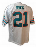 Jim Kiick Miami Dolphins Throwback Football Jersey