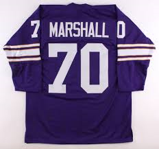 Jim Marshall Minnesota Vikings Long Sleeve Throwback Jersey