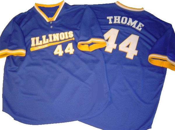Jim Thome Illinois Central Cougars College Baseball Jersey – Best Sports  Jerseys
