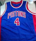 Joe Dumars Detroit Pistons Basketball Jersey