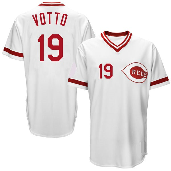 Joey Votto 1976 Cincinnati Reds Throwback Jersey – Best Sports Jerseys