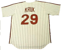 John Kruk 1992 Phillies Home Throwback Jersey