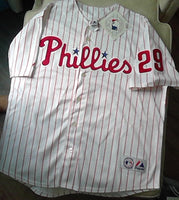 20114 Majestic Phillies JOHN KRUK Vintage Sewn Baseball JERSEY All