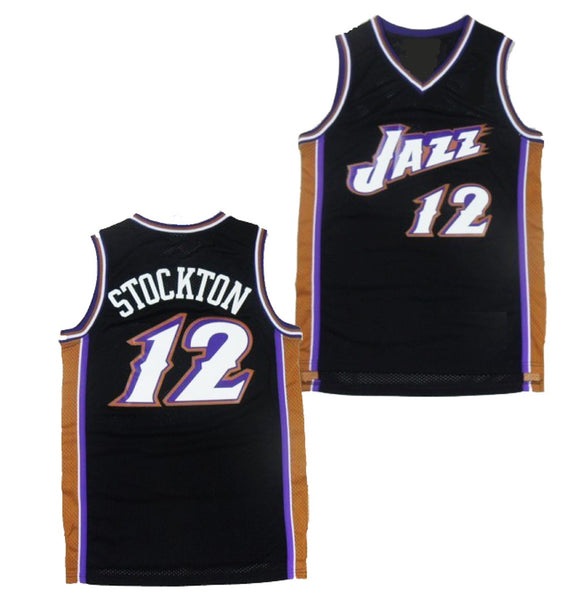 John Stockton Utah Jazz Throwback Basketball Jersey