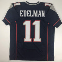 Julian Edelman New England Patriots Blue Football Jersey