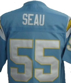 Junior Seau San Diego Chargers Throwback Football Jersey